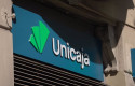 ep fachada del banco unicaja a 3 de octubre de 2024 en barcelona catalunya espana