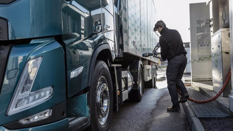 Imagen de un modelo de Volvo a gas. | VOLVO TRUCKS ep imagen de un modelo de volvo a gas