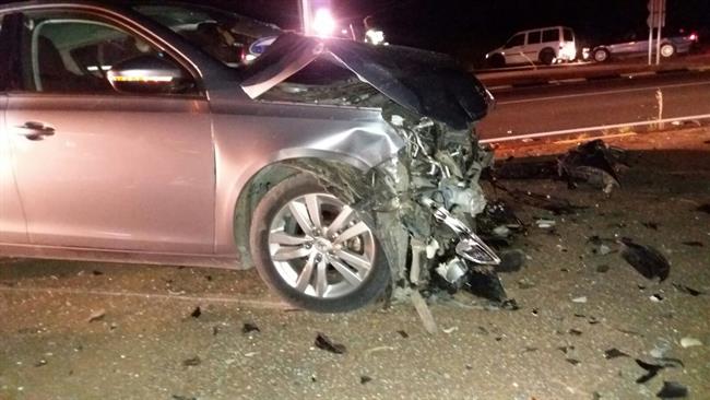 Imagen del vehículo siniestrado en Ejea. | DIPUTACIÓN PROVINCIAL DE ZARAGOZA ep imagenvehiculo siniestradoejea