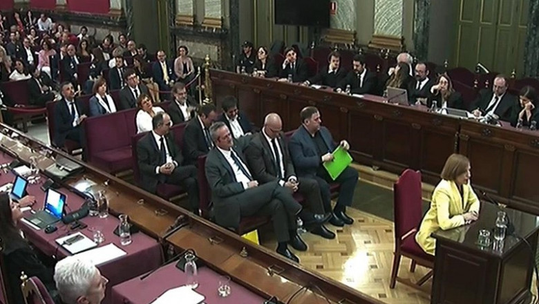 SEÑAL DE TV DEL TRIBUNAL SUPREMO ep juiciolos politicos independentistas