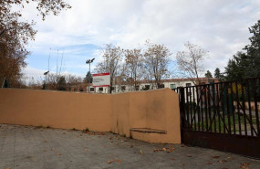 ep puerta principal del centro de menores de hortaleza donde la policia investiga el lanzamiento de