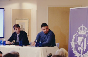 ep ronaldo y carlos suarez explican el proyecto del real valladolid