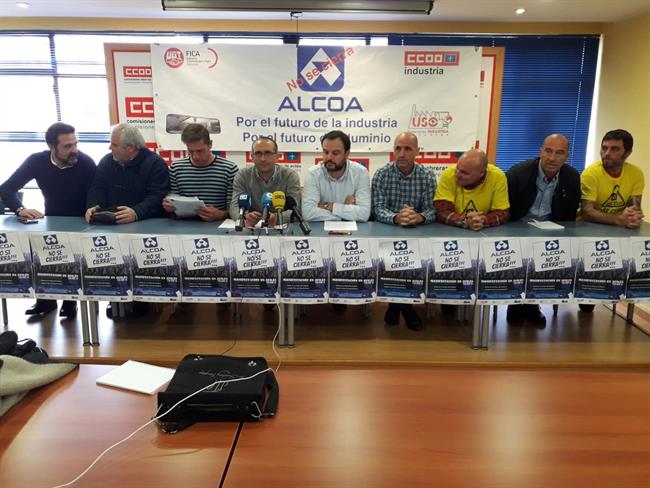 Sindicatos y comité de empresa de Alcoa | EUROPA PRESS ep sindicatoscomite de empresaalcoa