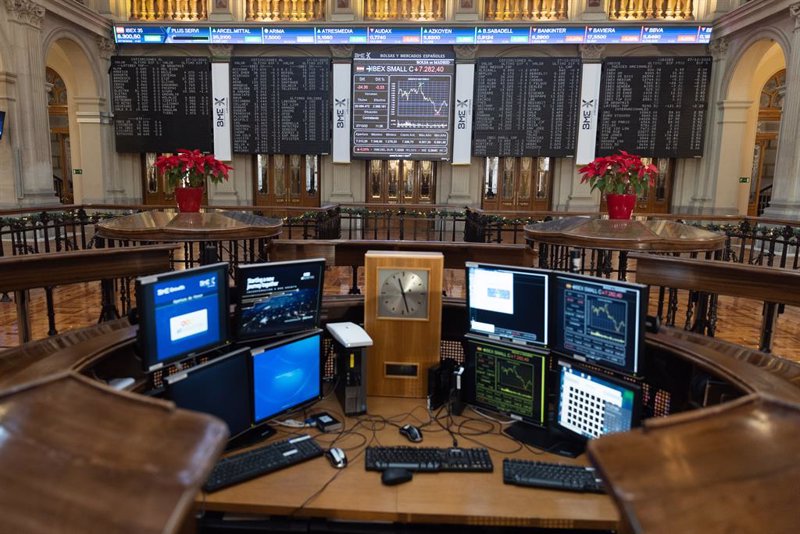 El Ibex 35 se deja un 5,5% en 2022, mucho menos que otras plazas europeas