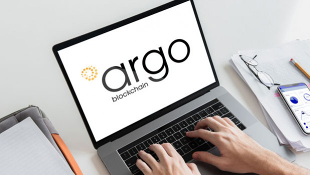 dl argo blockchain crypto cryptocurrency mining miner bitcoin btc technology logo