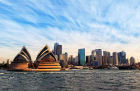 dl sydney australia new south wales opera house city habour skyline pb
