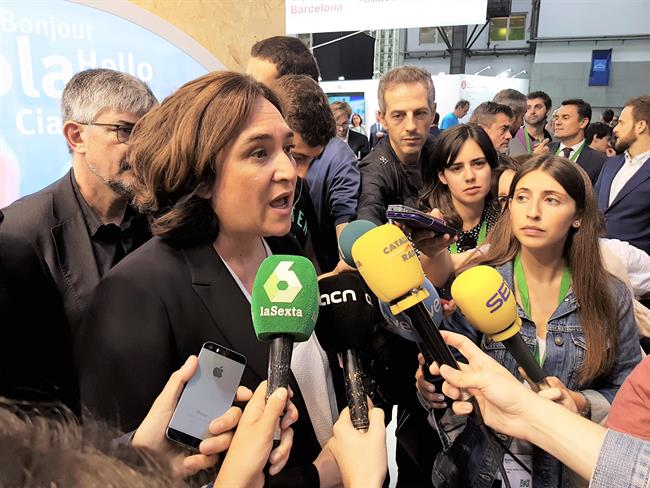 Ada Colau, alcaldesa de Barcelona | Europa Press ep ada colau alcaldesabarcelona 20180531223102