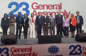 ep archivo   la ministra de industira comercio y turismo reyes maroto en la xxiii asamblea general