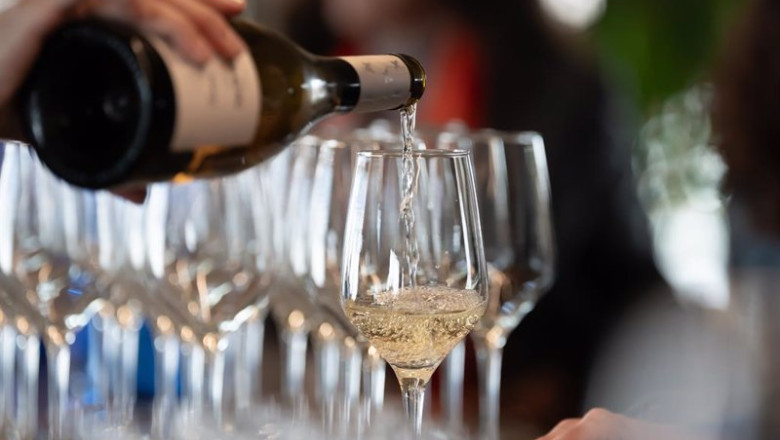 ep archivo un camarero sirve una copa de vino blanco 21 de febrero de 2024 en barcelona cataluna ep archivo un camarero sirve una copa de vino blanco 21 de febrero de 2024 en barcelona cataluna