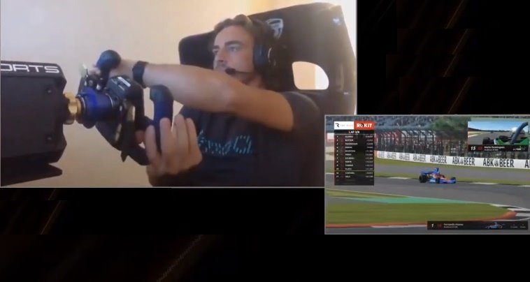ep captura de fernando alonso jugando a los esports ep captura de fernando alonso jugando a los esports