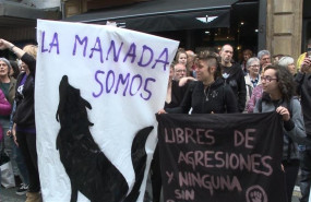 ep concentracion llevadacabo frentelos juzgadosbilbaoprotestarla sentencia de la manada