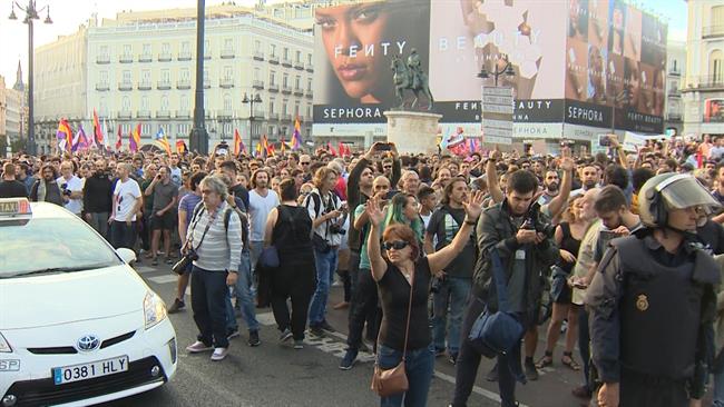 Concentración en apoyo a Cataluña | EUROPA PRESS ep concentracionapoyocataluna