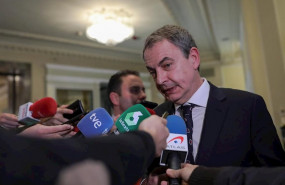 ep el expresidente del gobierno jose luis rodriguez zapatero responde a los medios a su llegada al