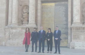 ep el ministro de cultura en funciones jose guirao en el centro de la imagen junto al conseller