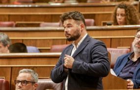 ep el portavoz de erc en el congreso de los diputados gabriel rufian en el primer pleno ordinario en