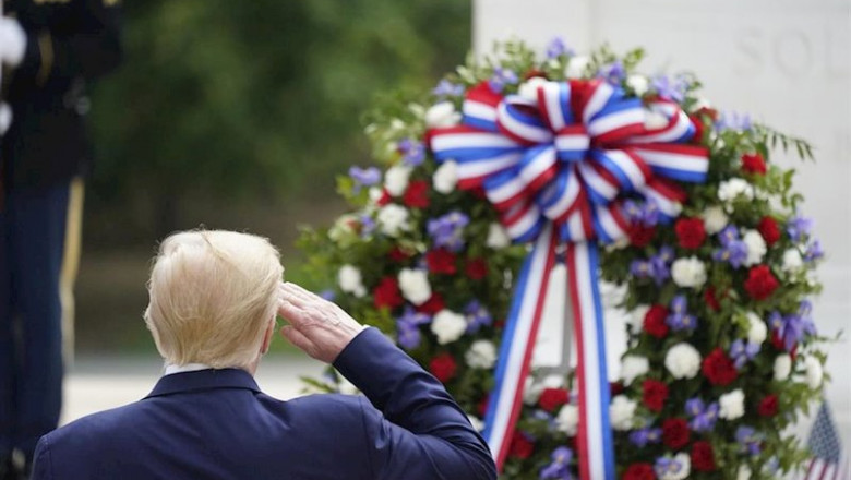 ep el presidente de estados unidos donald trump en el cementerio nacional de arlington ep el presidente de estados unidos donald trump en el cementerio nacional de arlington