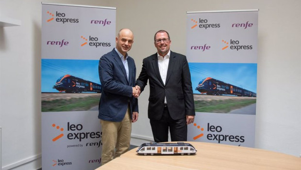 ep el presidente de renfe raul blanco y el ceo de leo express peter khler
