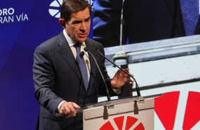 ep el presidente del bbva carlos torres vila durante su intervencion en el foro gran via celebrado