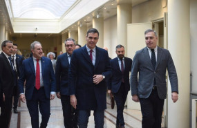 ep el presidente del gobierno pedro sanchez 3d a su llegada a una sesion de control al gobierno en
