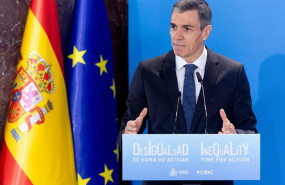 ep el presidente del gobierno pedro sanchez durante la jornada desigualdad es hora de actuar en la