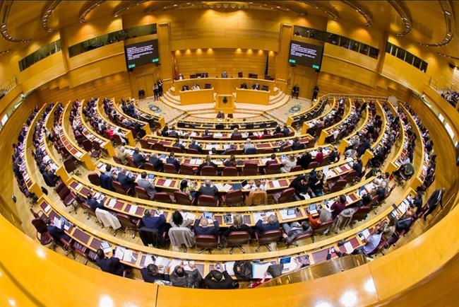 Hemiciclo del Senado durante un Pleno | TWITTER SENADO - Archivo ep hemiciclosenado durantepleno