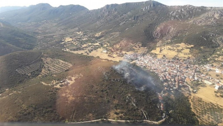 Incendio declarado en el término municipal de Solana del Pino | INFOCAM ep incendio declaradotermino municipalsolanapino