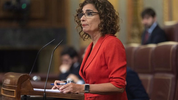 ep la ministra de hacienda maria jesus montero durante un debate de totalidad del proyecto de ley de