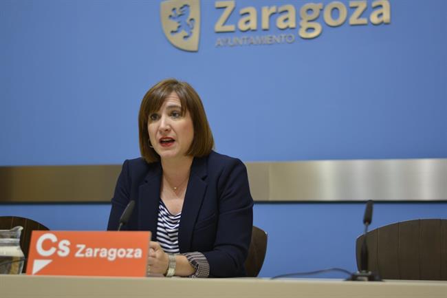 La portavoz de Cs en el Ayuntamiento de Zaragoza, Sara Fernández | EUROPA PRESS ep la portavozcsayuntamientozaragoza sara fernandez