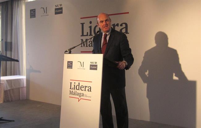 Luis de Guindos, ministro de Economía, en un acto en Málaga | EUROPA PRESS ep luisguindos ministroeconomia enactomalaga