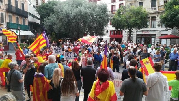 ep manifestacionpalmala unidadespanapara pedir elecciones