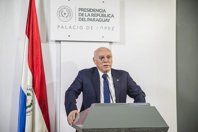 El ministro de Exteriores de Paraguay, Eladio Loizaga | GOBIERNO DE PARAGUAY ep ministroexterioresparaguay eladio loizaga