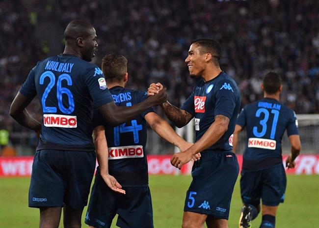 El Nápoles celebra uno de sus goles | SSC NAPOLI ep napoles celebradegoles