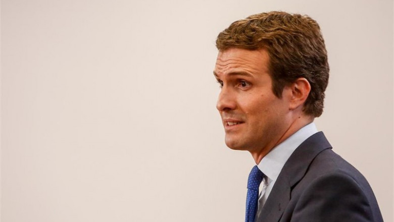 Ricardo Rubio - Europa Press - Archivo ep presidentepp pablo casado enruedaprensareunirsecongresopresidentegobierno pedro sanchezcarala investidura