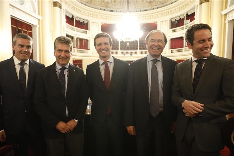 El presidente del PP, Pablo Casado, preside la reunión del Grupo Popular en el S | Marta Fernández Jara - Europa Press ep presidentepp pablo casado presidereuniongrupo populars