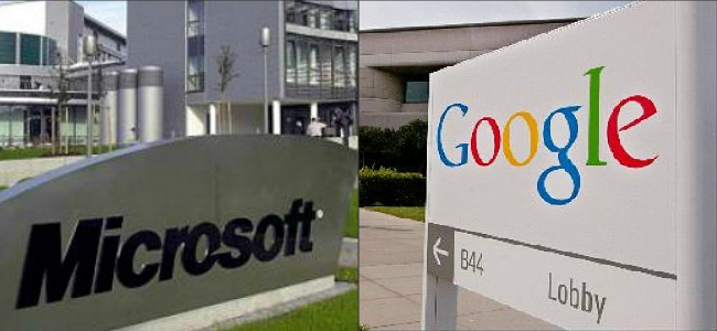 Microsoft y Google