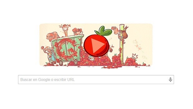 doodle tomatina google