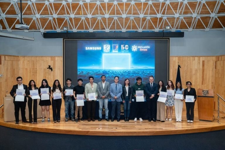 Samsung y el IIMAS de la UNAM anuncian a los ganadores de la convocatoria "Miradas al Mañana" unam 4 768x512