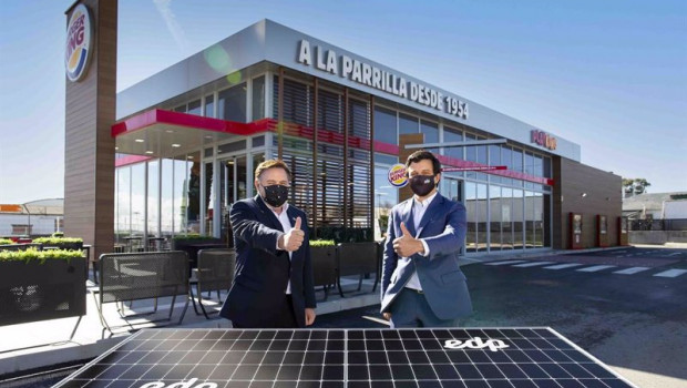 ep acuerdo de edp solar y burger king para instalar paneles en los restaurantes de la cadena de
