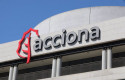 ep archivo - cartel de la empresa acciona colocado en una de sus oficinas de la capital en madrid