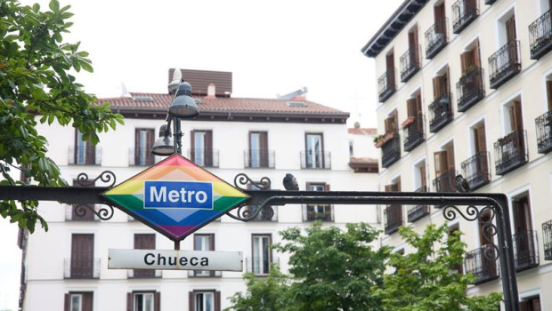 ep archivo   el barrio de chueca durante los preparativos del madrid orgullo mado 2024 a 29 de junio