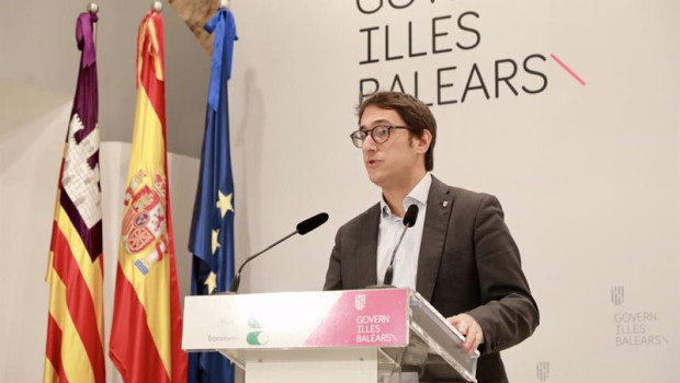 ep archivo   el portavoz del govern iago negueruela en una rueda de prensa del consell de govern