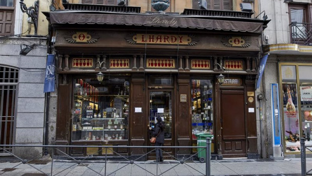 ep archivo - el restaurante lhardy en madrid espana