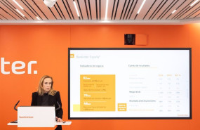 ep archivo   la consejera delegada de bankinter gloria ortiz ofrece una rueda de prensa para dar a