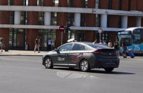 ep archivo   un taxi de uber en la zona de atocha a 24 de agosto de 2023 en madrid espana