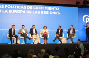 ep dolors montserrat modera la mesa sobre las politicas de crecimiento en la europa de las regiones