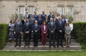 ep el alcalde de cuenca dario dolz en la delegacion del grupo de ciudades patrimonio que ha viajado