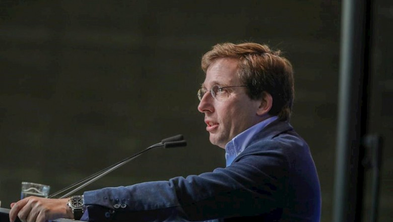 El alcalde de Madrid, José Luis Martínez Almeida, en la tradicional comida de Navidad del PP de la Comunidad de Madrid, a 14 de diciembre de 2019 | Jesús Hellín - Europa Press ep el alcalde de madrid jose luis martinez almeida en la tradicional comida de navidad del pp de la