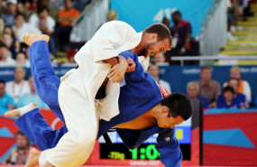 ep el exjudoca surcoreano wang ki-chun en pleno combate