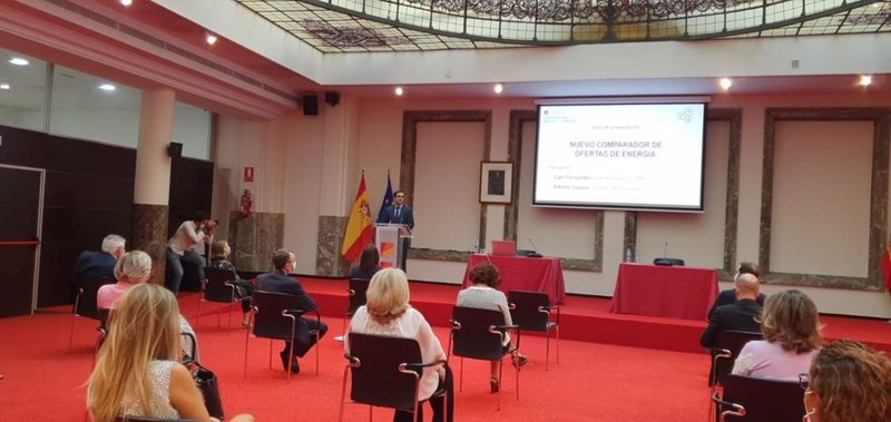 El ministro de Consumo, Alberto Garzón, interviene en la presentación de las novedades en el comparador de ofertas de energía | CNMC ep el ministro de consumo alberto garzon interviene en la presentacion de las novedades en el