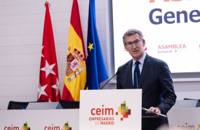 ep el presidente del partido popular alberto nunez feijoo interviene durante la clausura de la